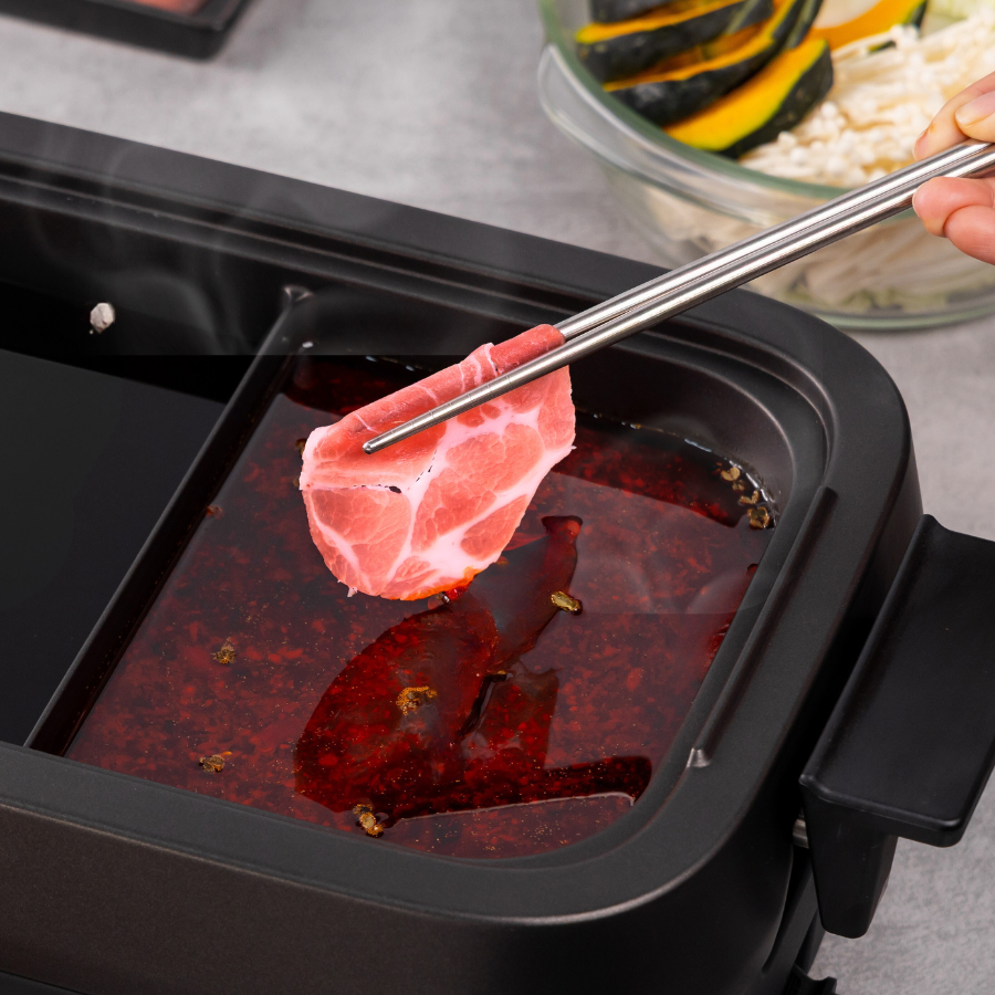 Chinese style Mala Shabu & Japanese style Sukiyaki