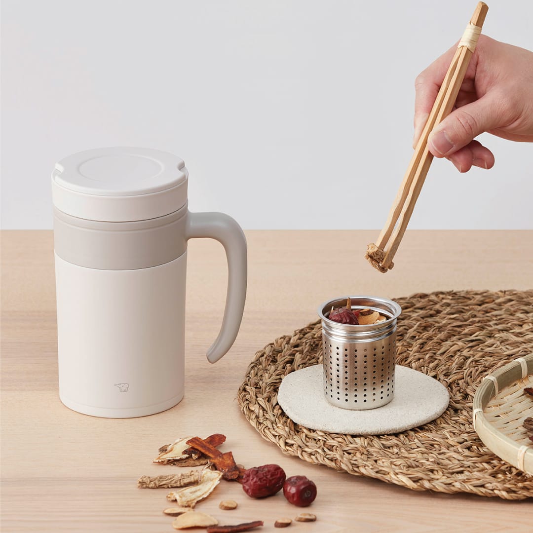 Zojirushi Mug Cup with Tea Strainer (SE-KAE)