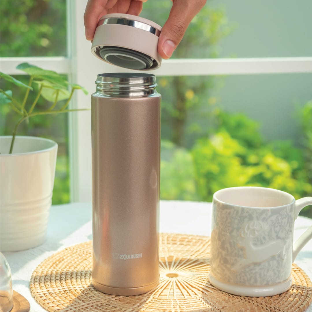 Zojirushi Twist Open Mug with Tea Strainer (SM-JTE)