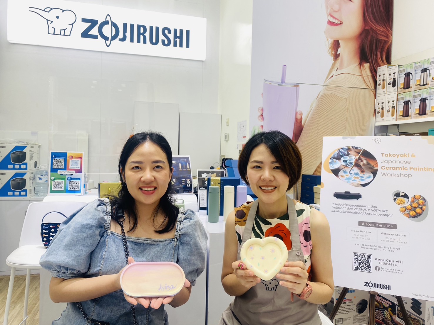 Takoyaki & Japanese Ceramic Painting Workshop @Zojirushi Shop Mega Bangna & Gateway Ekamai